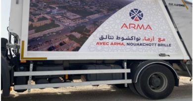 Après avoir remporté le marché du nettoyage de Nouakchott, les camions de “Arma” arrivent au poste frontière de Guerguerat