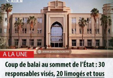 Mauritanie  : coup de balai au Sommet de l’État