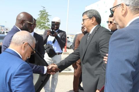 المدير العام لميناء نواكشوط المستقل يستقبل رئيسي الجمعية الوطنية الموريتانية والسنغالية( تقرير مصور)