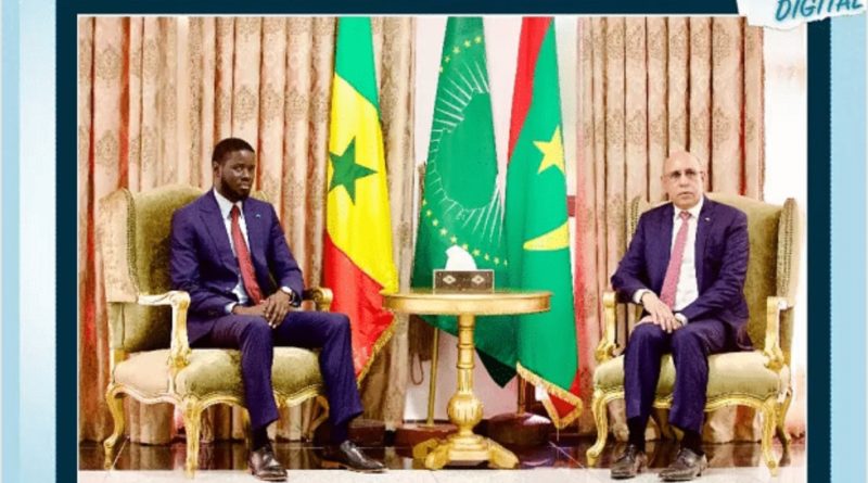 Coopération Sénégal–Mauritanie : Bassirou Diomaye Faye était en entretien avec le ministre mauritanien de l’Énergie